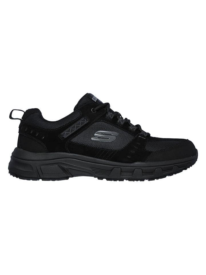 Skechers Leder-Sneakers "Oak Canyon" in Schwarz - 30% | Größe 41 | Herrensneakers