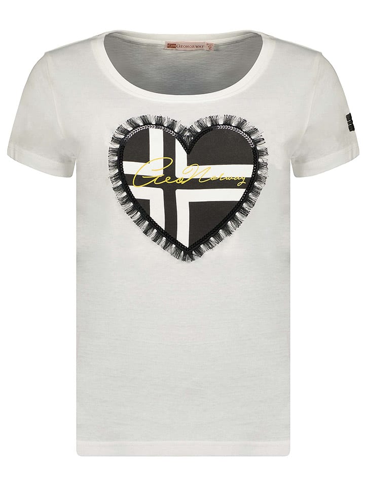 Geographical Norway Shirt "Jeduction" in Weiß - 72% | Größe S | Damen-tops