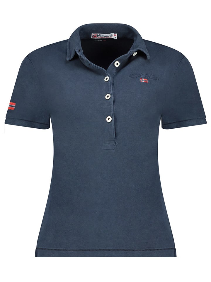 Geographical Norway Poloshirt "Kars" in Dunkelblau - 71% | Größe M | Damen-tops