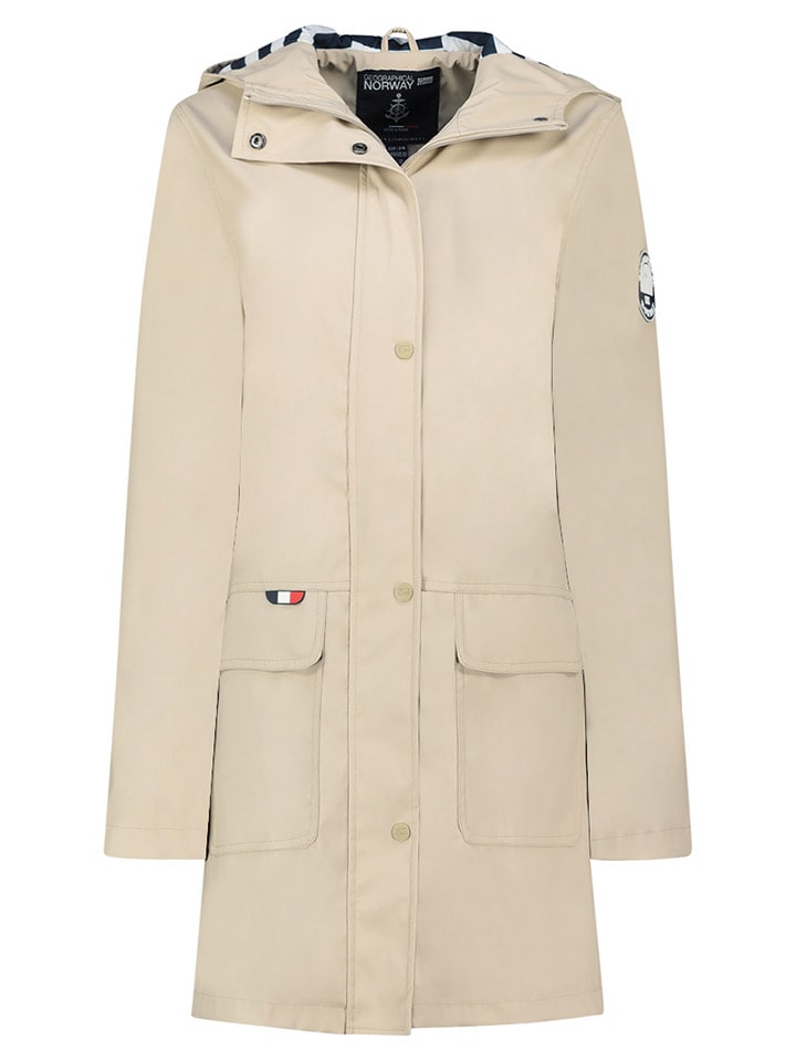 Geographical Norway Parka "Curieuse" in Beige - 69% | Größe M | Damenjacken