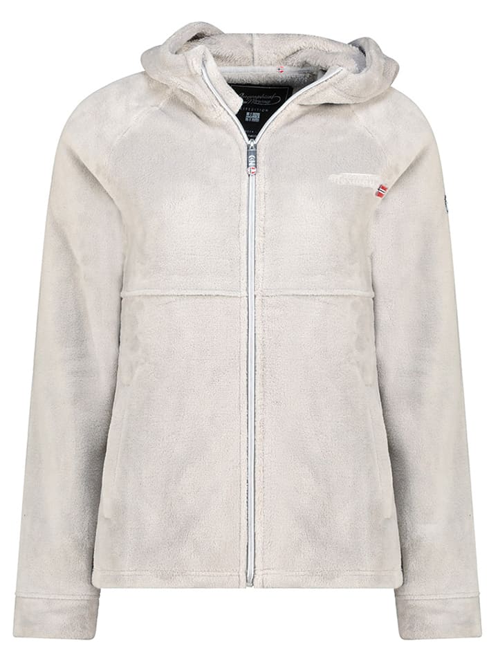 Geographical Norway Fleecejacke "Ulotta" in Hellgrau - 68% | Größe S | Damenjacken