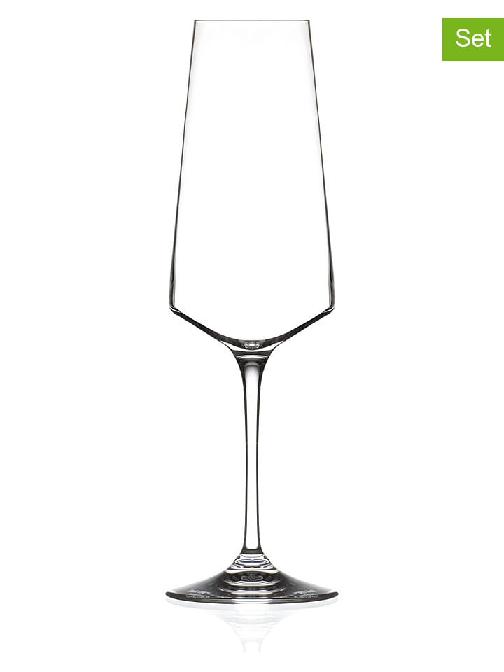 RCR cristalleria 6er-Set: Champagnerflöten "Aria" - 360 ml - 46% | Gedeckter-tisch