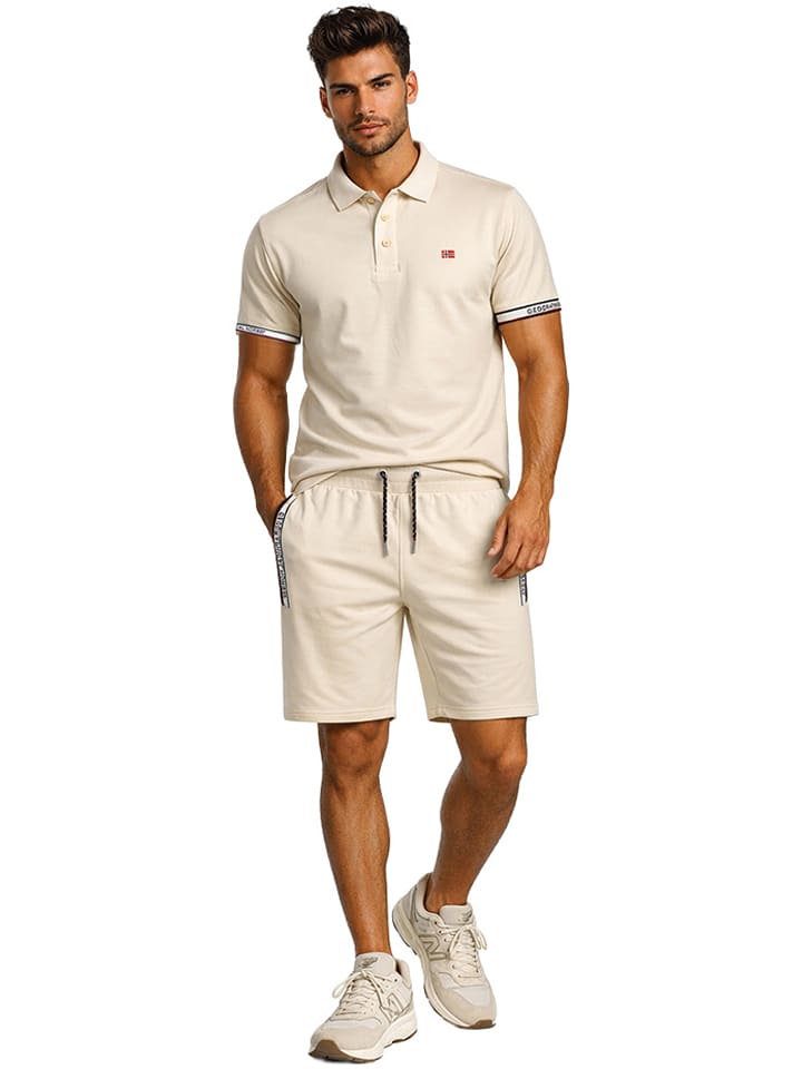 Geographical Norway Poloshirt "Koliar" in Beige - 71% | Größe 3XL | Herren-plussize