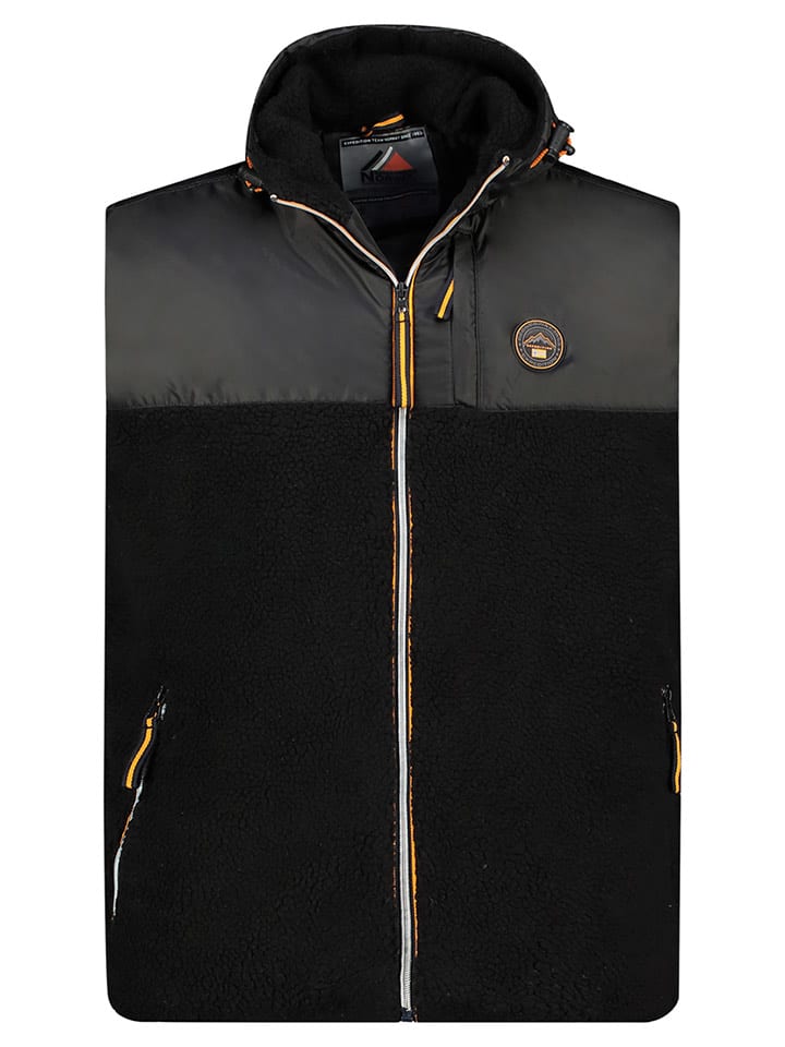 Geographical Norway Fleeceweste "Vlyssim" in Schwarz - 67% | Größe XL | Herren-outdoorjacken