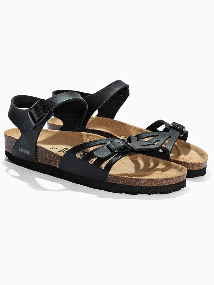 BACKSUN Sandalen "Rio" in Schwarz - 63% | Größe 40 | Damen-sandalen