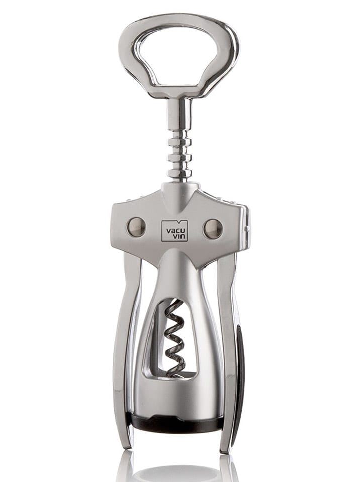 Vacu Vin Flügelkorkenzieher in Silber - (H)19 x Ø 4 cm - 28% | Gedeckter-tisch