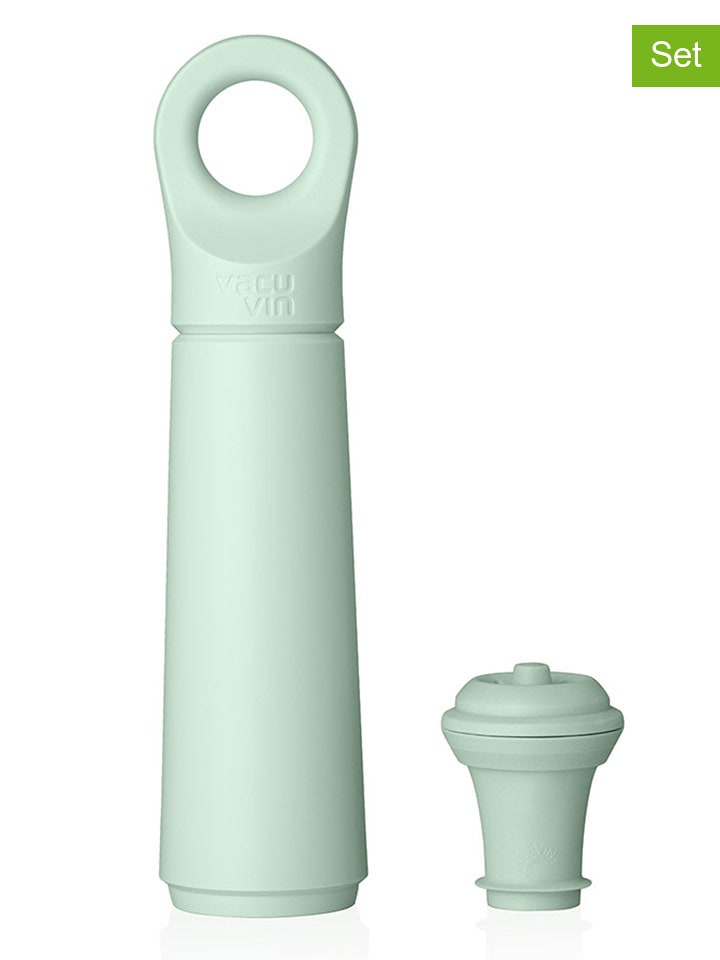 Vacu Vin 2tlg. Weinpumpen-Set ''Loop'' in Mint - 43% | Gedeckter-tisch