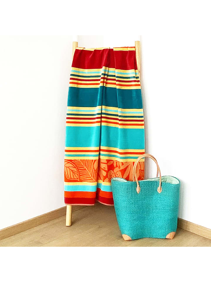 Le Comptoir de la Plage Strandtuch "Coloradas - Zebrina" in Bunt - (L)170 x (B)90 cm - 53% | Badtextilien
