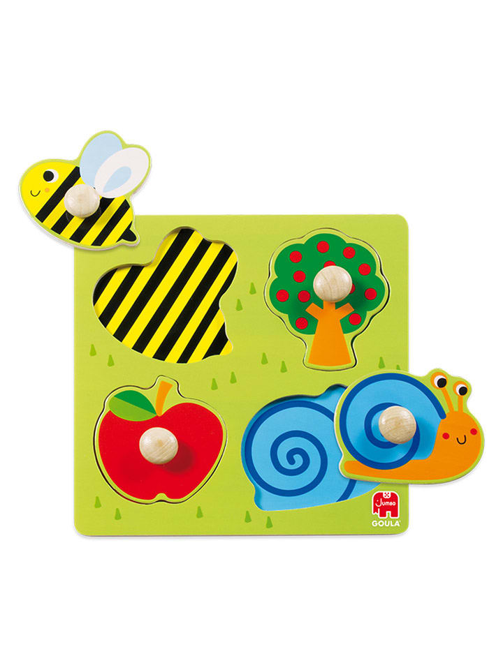 Jumbo 4tlg. Holzpuzzle "Garten" in Bunt - ab 2 Jahren - 32% | Gesellschaftsspiele