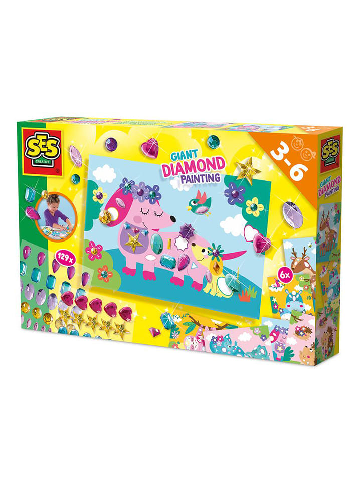 SES Bastelset "Mega Diamond Painting" - ab 3 Jahren - 16% | Schulzubehoer