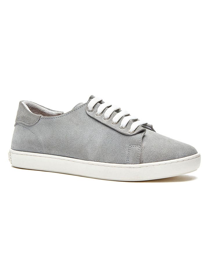 Comfortfusse Leder-Sneakers in Grau - 61% | Größe 41 | Herrensneakers