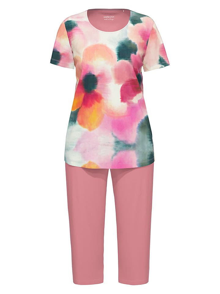 Ammann Pyjama in Rosa - 52% | Größe 40 | Damen-loungewear
