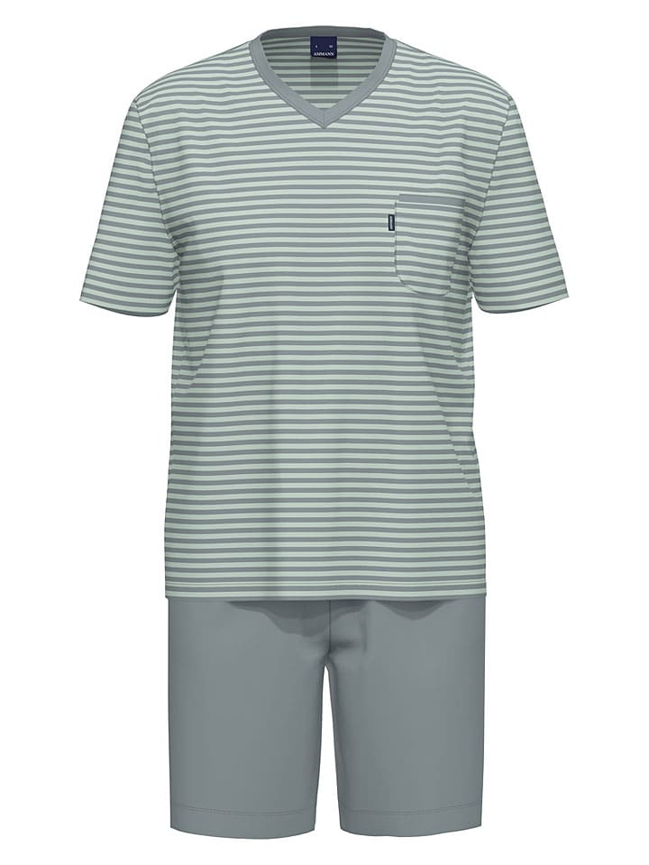 Ammann Pyjama in Grau - 49% | Größe 52 | Herren-waesche