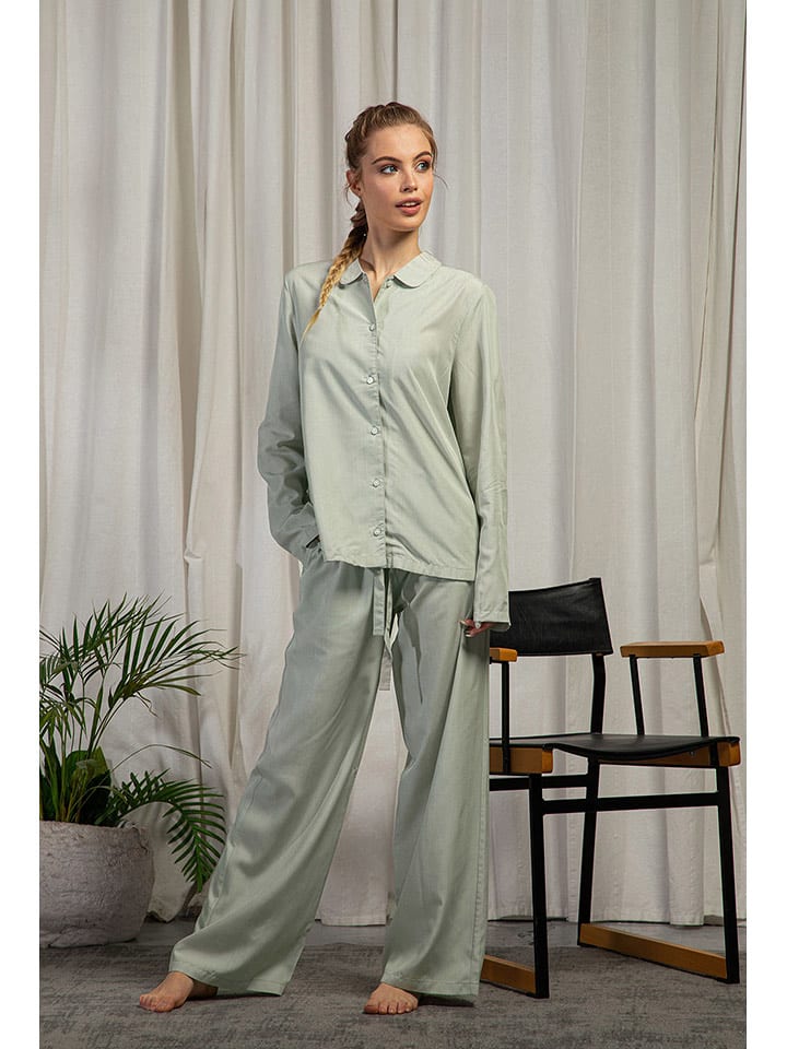 Seidensticker Pyjama in Grau - 56% | Größe 40 | Damen-loungewear