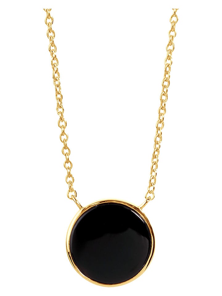 OR Carats Gold-Halskette mit Edelstein - (L)40 cm - 75% | Schmuck