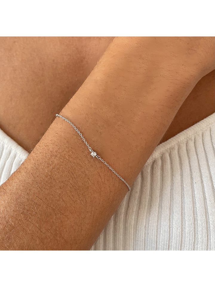 OR Carats Weißgold-Armkette mit Diamant - 78% | Schmuck