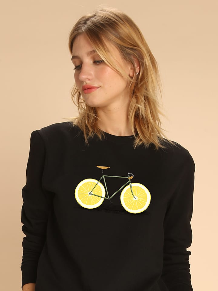 WOOOP Sweatshirt "Zest" in Schwarz - 58% | Größe XXL | Damen-sweatshirts-jacken