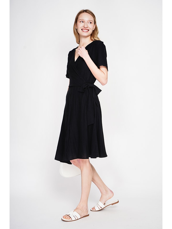 ASSUILI Kleid in Schwarz - 68% | Größe 38 | Damen-kleider