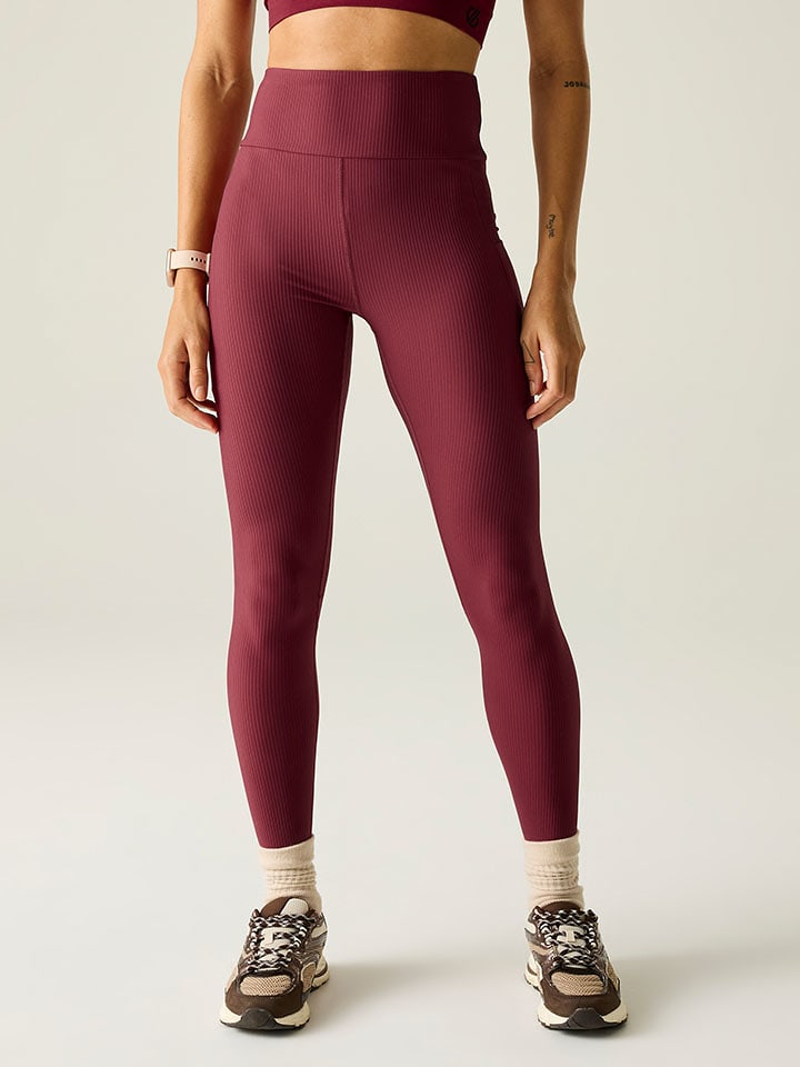 Dare 2b Funktionsleggings "Hustle" in Bordeaux - 65% | Größe 46 | Damen-sporthosen