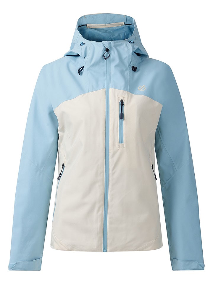 Dare 2b Funktionsjacke "Torrek III" in Creme/ Hellblau - 74% | Größe 42 | Damen-outdoorjacken