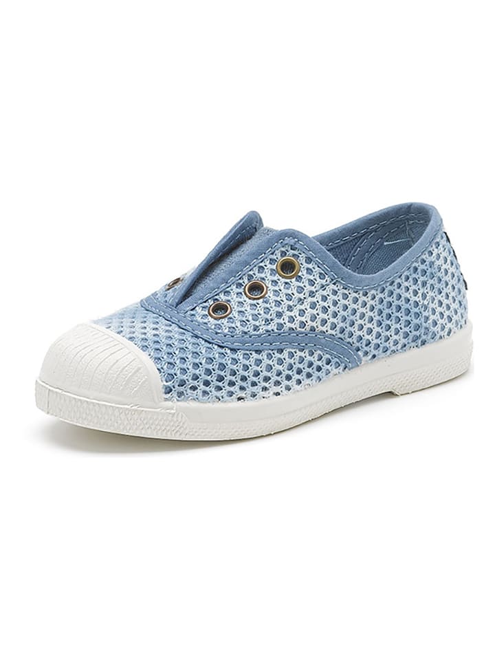 natural world Slipper in Hellblau - 58% | Größe 24 | Baby-schnuerschuh