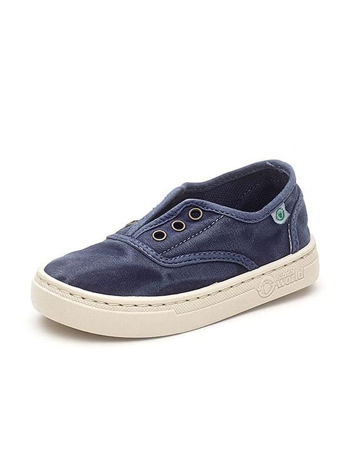 natural world Slipper in Dunkelblau - 58% | Größe 36 | Kinderschnuerschuhe