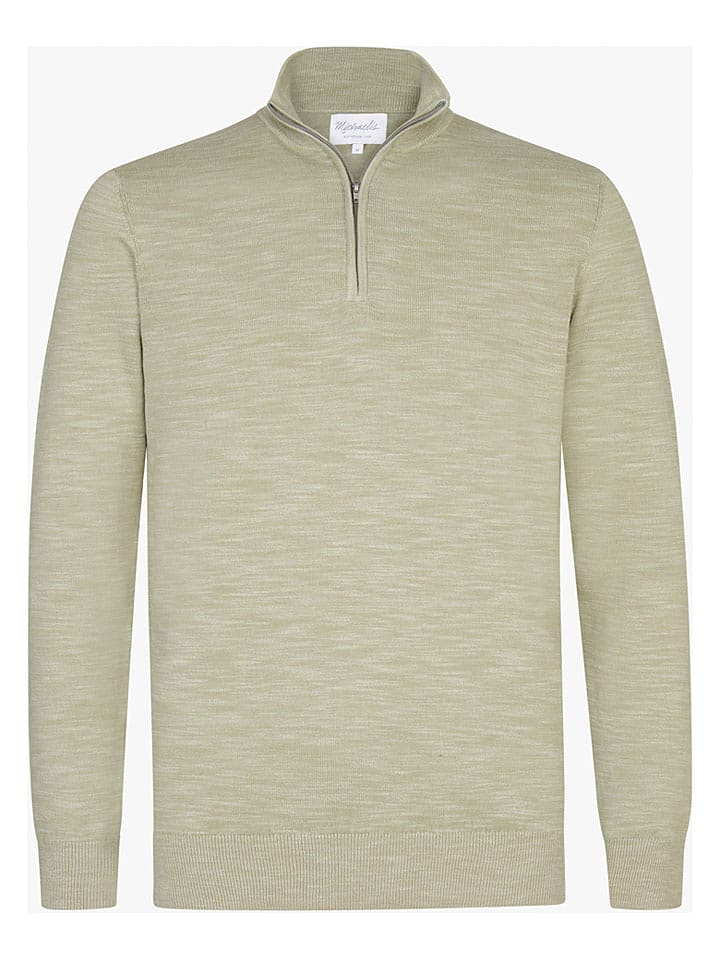 PROFUOMO Pullover in Khaki - 61% | Größe L | Herren-plussize