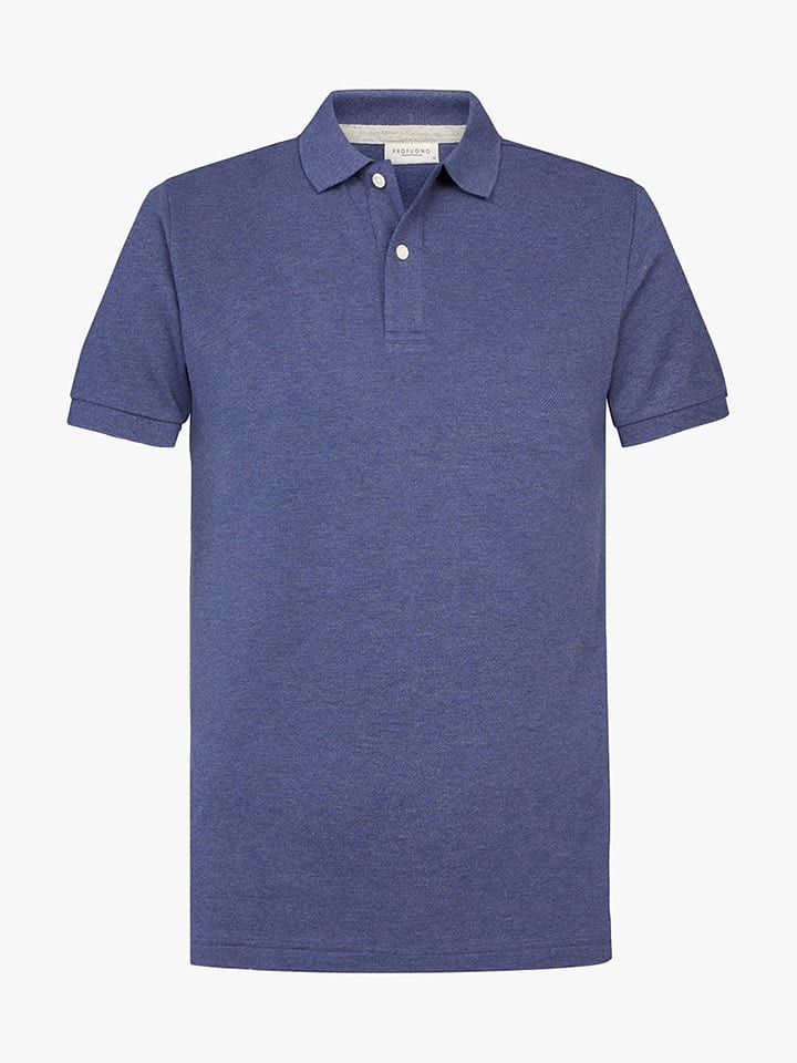 PROFUOMO Poloshirt in Blau - 59% | Größe S | Herren-plussize