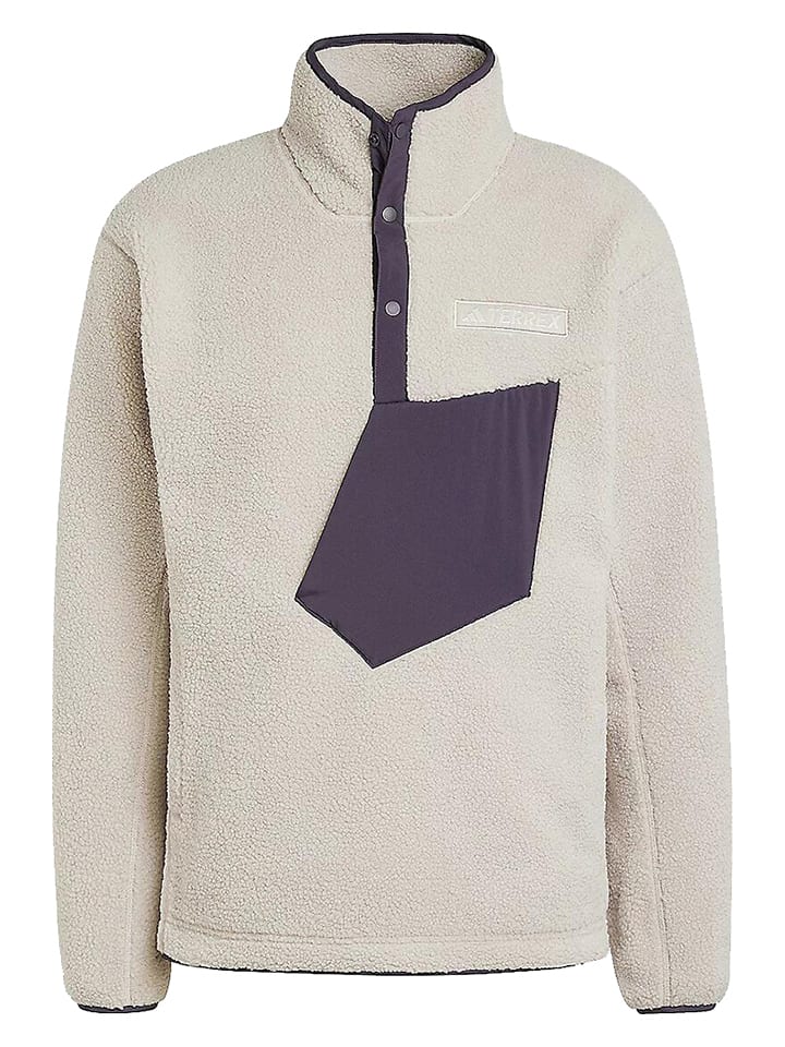 adidas Fleecepullover in Beige - 62% | Größe M | Herren-fleece