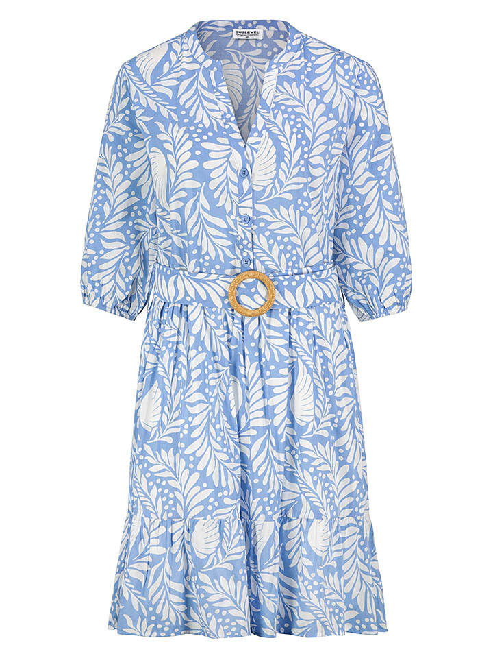 Sublevel Kleid in Hellblau - 56% | Größe S | Damen-kleider
