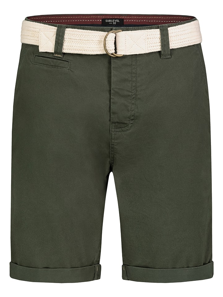 Sublevel Bermudas in Khaki - 54% | Größe W33 | Herren-plussize