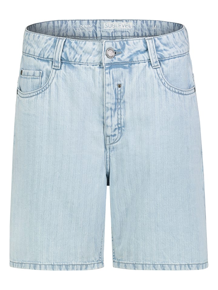 Sublevel Jeans-Bermudas in Hellblau - 50% | Größe S | Herren-shorts