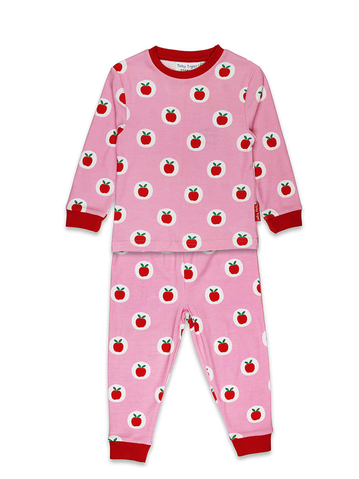Toby Tiger Pyjama in Rosa - 47% | Größe 122 | Baby-waesche