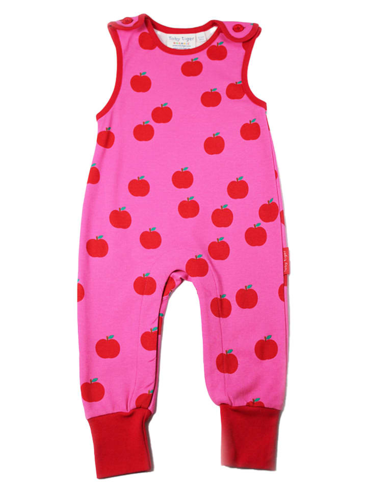 Toby Tiger Overall in Rosa - 49% | Größe 86 | Babyoveralls