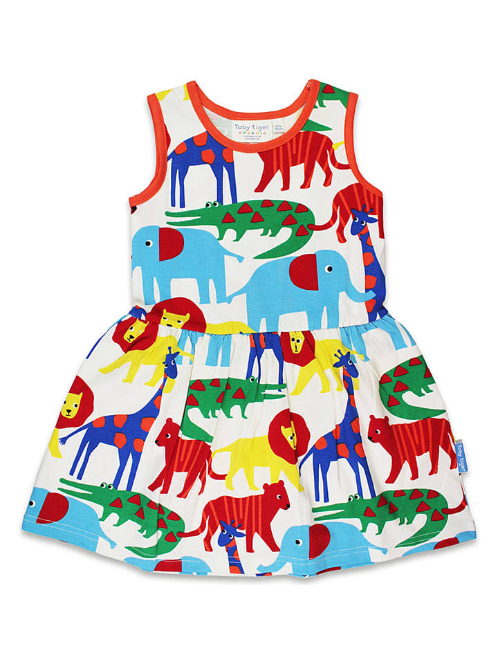 Toby Tiger Kleid in Bunt - 46% | Größe 86 | Baby-kleider-roecke