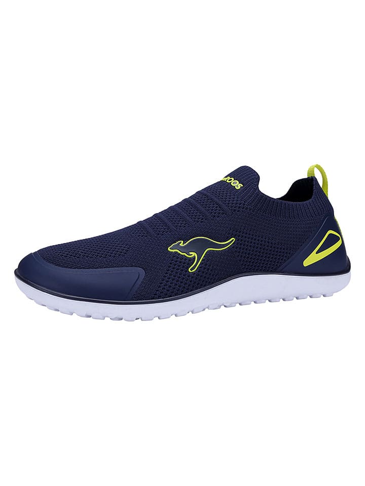 Kangaroos Barfußschuhe "K-BFK Wildfreeze" in Dunkelblau - 39% | Größe 37 | Kinderschnuerschuhe