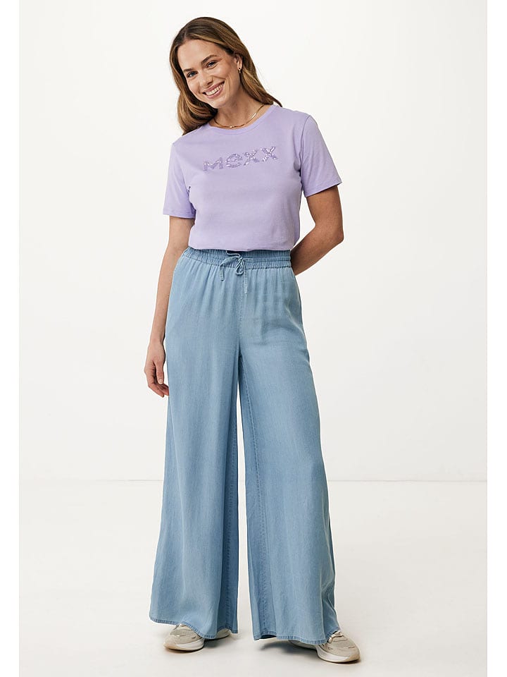 Mexx Marlenehose in Hellblau - 58% | Größe 40 | Damenhosen