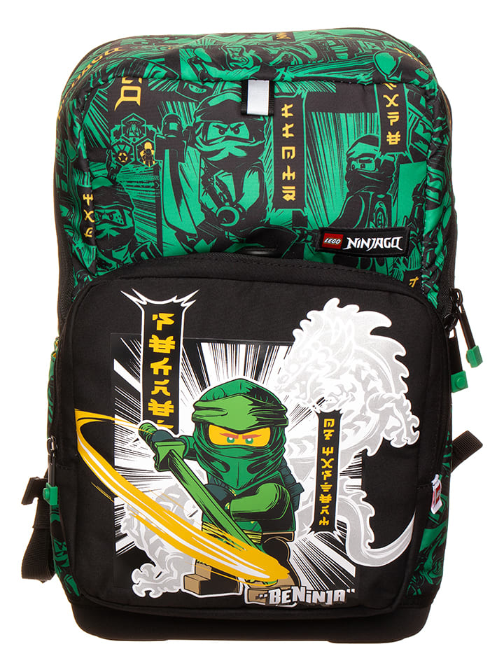 LEGO 2tlg. Schulranzen-Set "LEGO Optimo" in Grün - (B)39,5 x (H)24 x (T)17 cm - 52% | Buero-schulbedarf