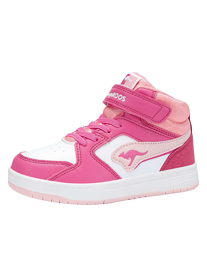 Kangaroos Sneakers "K-CP Hogan EV" in Pink/ Weiß - 44% | Größe 35 | Kindersneakers