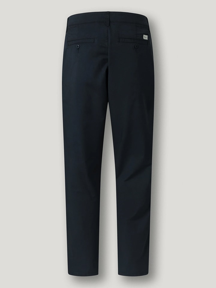 Pepe Jeans Chino "Poplin" in Dunkelblau - 44% | Größe W36 | Herrenhosen