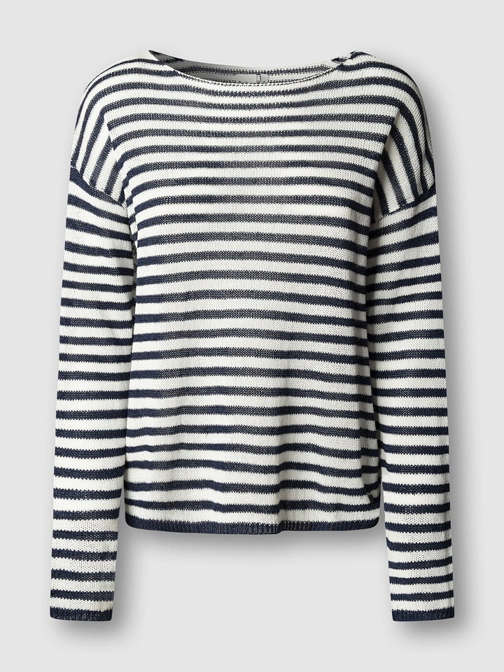 Pepe Jeans Sweter "Kalua" w kolorze czarno-białym rozmiar: M