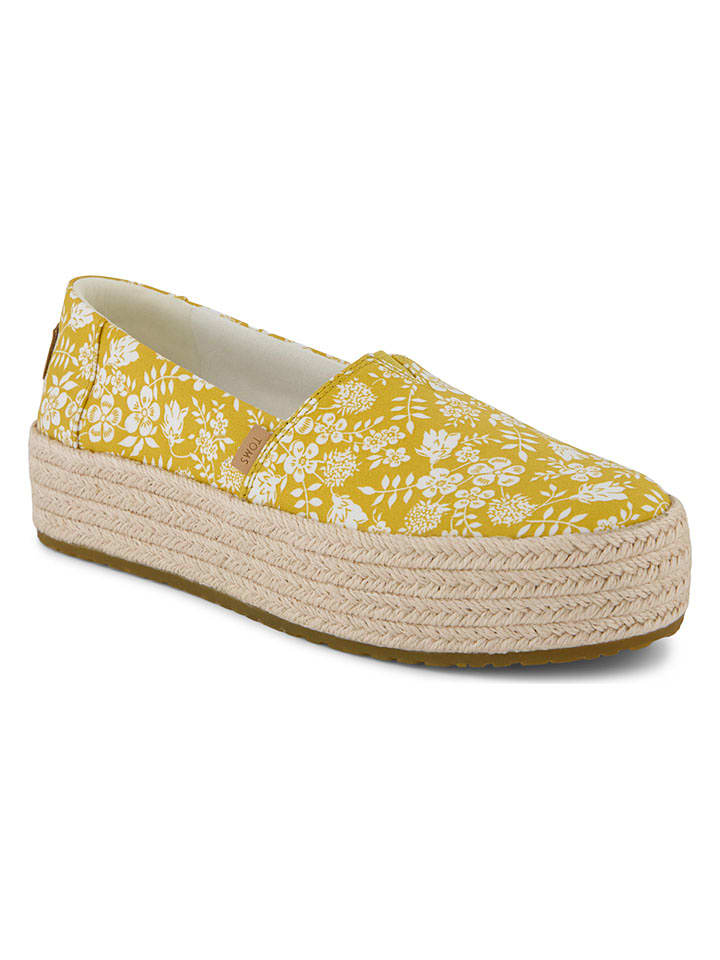 TOMS Espadrilles in Gelb - 52% | Größe 39 | Damen-schuhe-halbschuhe