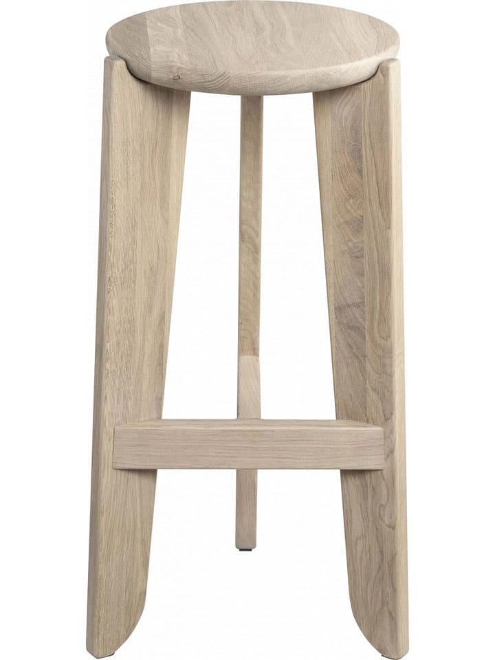 Blomus Barhocker ''Eli'' in Beige - (H)75 x Ø 40 cm - 39% | Sitzmoebel