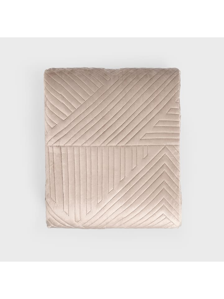 Homla Bettüberwurf ''Aurum'' in Beige - (L)240 x (B)220 cm - onesize