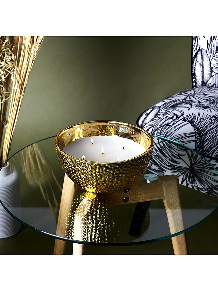 Rétro Chic Duftkerze in Gold - 1.420 g - 55% | Kerzen-vasen