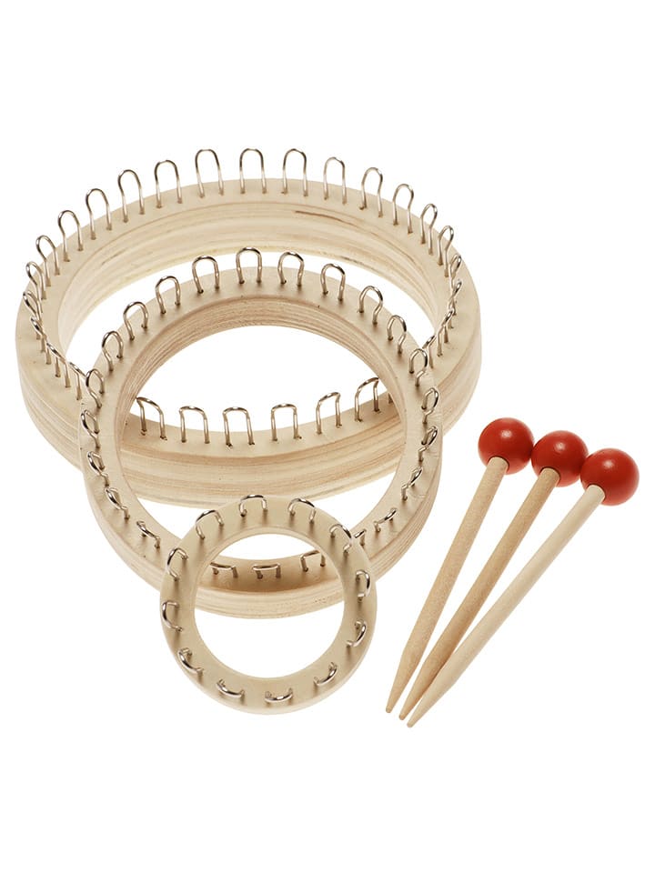SUNNYSUE 3tlg. Strickringe "1.000 Möglichkeiten" in Natur - 33% | Experimentieren-spielzeug