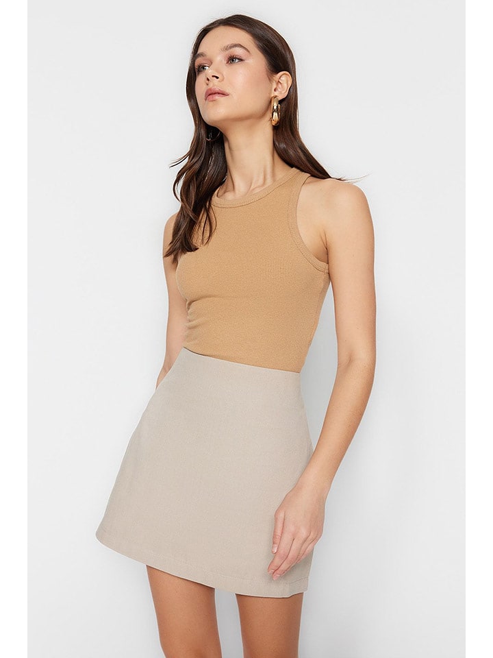 trendyol Rock in Beige - 71% | Größe 34 | Damenroecke