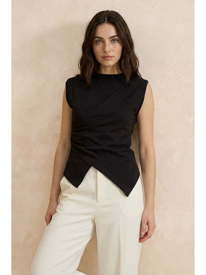 trendyol Blusentop in Schwarz - 60% | Größe M | Damen-blusen