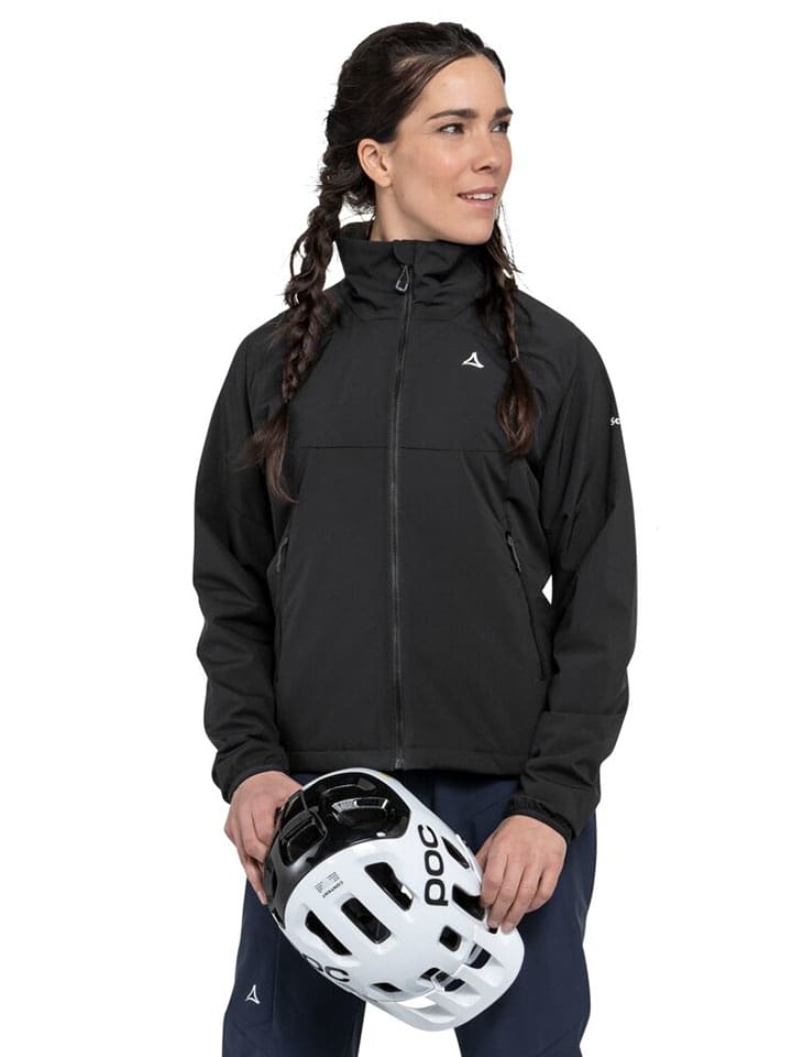 Schöffel Fahrradjacke "Salza" in Schwarz - 61% | Größe 36 | Damen-outdoorjacken