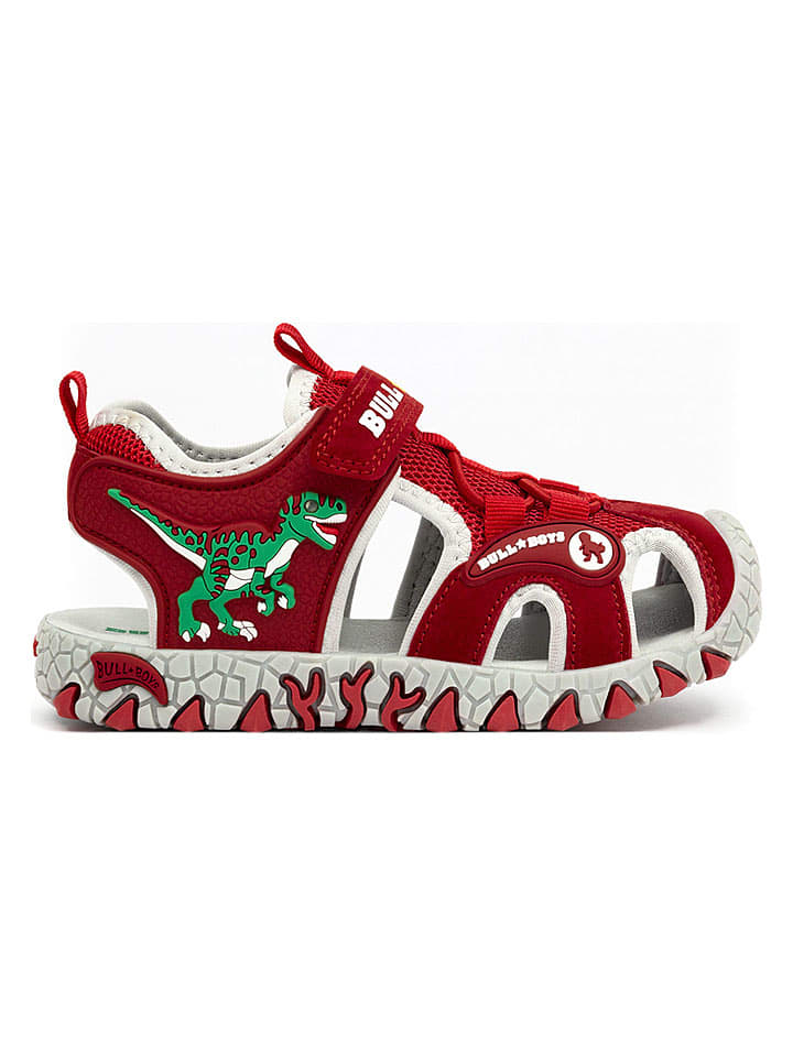 Bull Boys Halbsandalen "Velociraptor" in Rot - 53% | Größe 31 | Kindersandalen